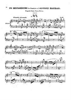 Two Impromptu for Piano, Op.16: Two Impromptu for Piano by Adolph Nathan
