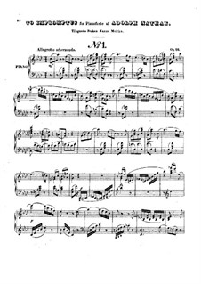 Two Impromptu for Piano, Op.16: Two Impromptu for Piano by Adolph Nathan