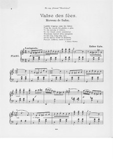 Valse des fées: Valse des fées by Esther Kahn