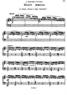 Flight of the Bumblebee: For piano by Nikolai Rimsky-Korsakov