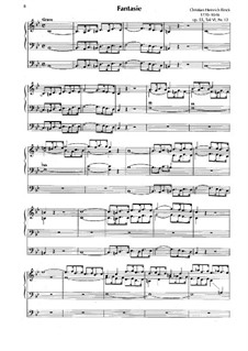 Practical Organ School, Op.55: Volume VI. Fantasia by Christian Heinrich Rinck