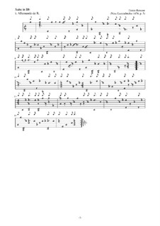Neue Lautenfrüchte: Suite Nr.5 in Bb by Esaias Reusner