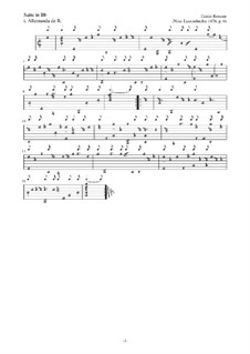 Neue Lautenfrüchte: Suite Nr.6 in Bb by Esaias Reusner