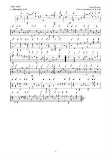 Neue Lautenfrüchte: Suite Nr.9 in Eb by Esaias Reusner