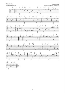 Neue Lautenfrüchte: Suite Nr.15 in Dm by Esaias Reusner