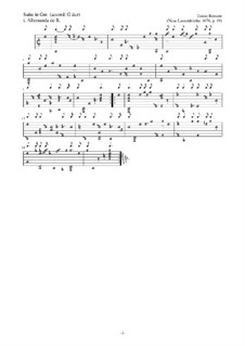 Neue Lautenfrüchte: Suite Nr.19 in Gm by Esaias Reusner