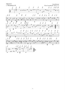 Neue Lautenfrüchte: Suite Nr.21 in G by Esaias Reusner