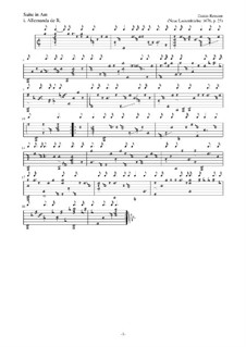 Neue Lautenfrüchte: Suite Nr.23 in Am by Esaias Reusner