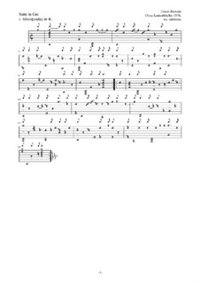 Neue Lautenfrüchte: Suite in Gm by Esaias Reusner