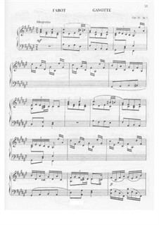 Suite in zehn Sätzen. Gavotte, Op.38 No.5: Suite in zehn Sätzen. Gavotte by Anton Rubinstein