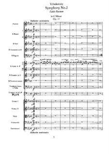 Complete set: Full score by Pyotr Tchaikovsky