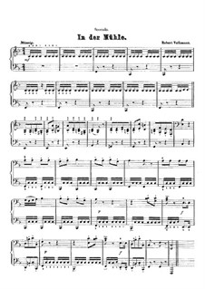 Musikalisches Bilderbuch, Op.11: Nr.1 In der Mühle – Klavierstimme II by Robert Volkmann