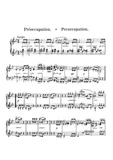 Hungarian Sketches, Op.24: No.3 Preoccupation – piano I part by Robert Volkmann