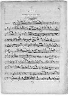 Six Trios for Two Flutes and Cello, Op.31: No.2 in G Major by Franz Anton Hoffmeister