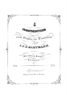 Six Studies, Op.50: Complete set by Johan Peter Emilius Hartmann
