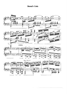 Coda to Polonaise No.2 by Liszt: Coda to Polonaise No.2 by Liszt by Ferruccio Busoni