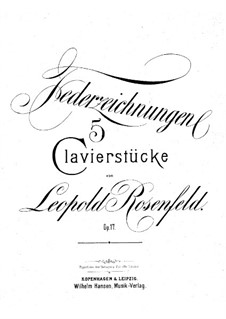 Five Pieces, Op.17: Five Pieces by Leopold Rosenfeld