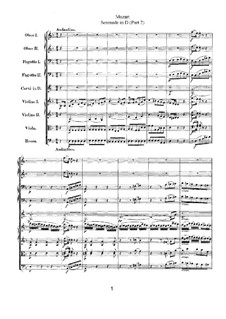 Serenade for Orchestra No.9 in D Major 'Posthorn', K.320: Movement II by Wolfgang Amadeus Mozart