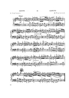 Allegro in E Major: Allegro in E Major by Giovanni Battista Pergolesi