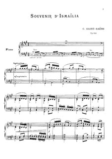 Souvenir d'Ismaïlia, Op.100: Souvenir d'Ismaïlia by Camille Saint-Saëns