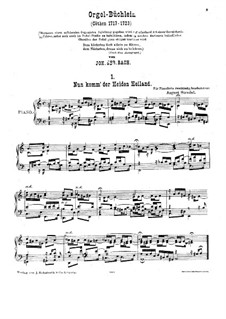 Preludes No.1-8, BWV 599-606: Preludes No.1-8 by Johann Sebastian Bach
