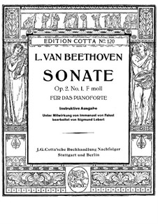 Sonata No.1: For a single performer by Ludwig van Beethoven