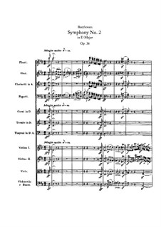Movement I: Full score by Ludwig van Beethoven