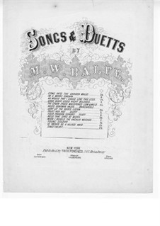 Good Night! Good Night! Beloved: Piano-vocal score by Michael William Balfe