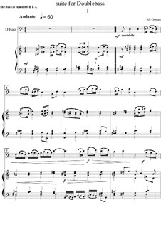 Suite for double bass: Movement I by Ali Osman