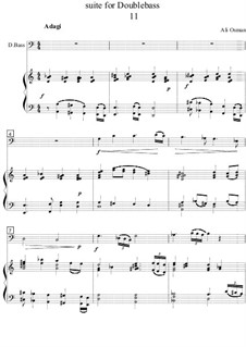 Suite for double bass: Movement II by Ali Osman