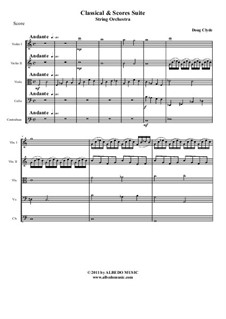 Classical and Scores Suite: String orchestra, AMSM27 by Doug Clyde