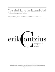 You Shall Love the Eternal God: You Shall Love the Eternal God by Erik Contzius