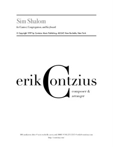 Sim Shalom: Sim Shalom by Erik Contzius