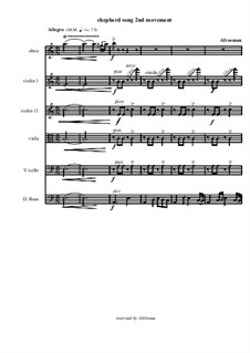 The Shepherd's song for oboe and string orchestra: Second movement by Ali Osman