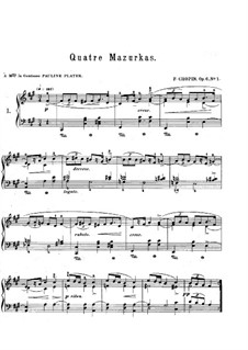Mazurkas, Op.6: Complete set by Frédéric Chopin