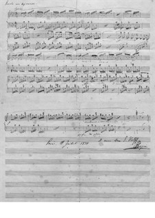 Prelude in A Flat Major, B.86 KK. IVb/7: For piano (Manuscript) by Frédéric Chopin