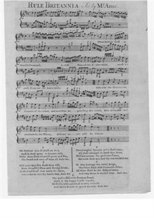 Rule Britannia: In D Major by Thomas Augustine Arne