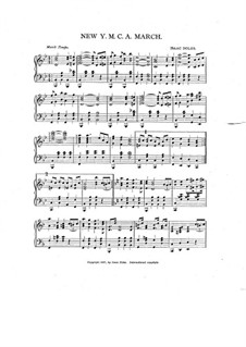 New Y.M.C.A. March: New Y.M.C.A. March by Isaac Doles