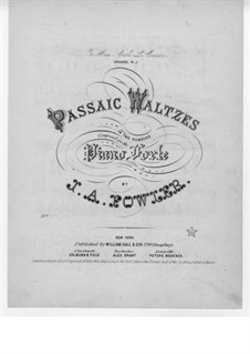 Passaic Waltz No.1: Passaic Waltz No.1 by J. A. Fowler