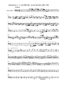 Complete set: Basso continuo part by Johann Sebastian Bach