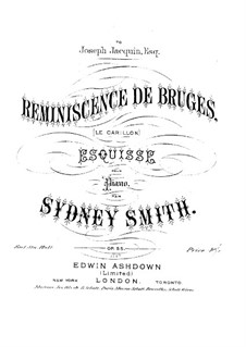 Réminiscence de Bruges, Op.55: Réminiscence de Bruges by Sydney Smith