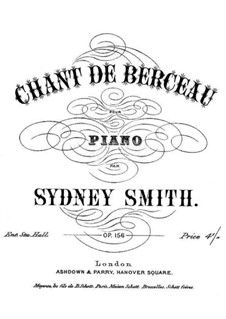 Chant de berceau, Op.156: Chant de berceau by Sydney Smith
