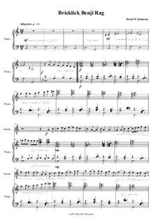 Bricklick Benji Rag: Bricklick Benji Rag by David W Solomons