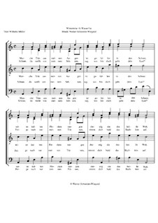 Winterreise, Nr.1-43, Op.23: Nr.6 Wasserflut by Werner Schneider-Wiegand