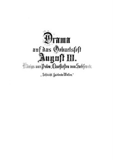 Schleicht, spielende Wellen, BWV 206: Schleicht, spielende Wellen by Johann Sebastian Bach