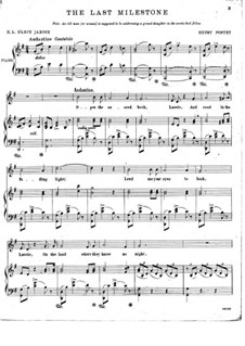 The Last Milestone: The Last Milestone by Henry Pontet