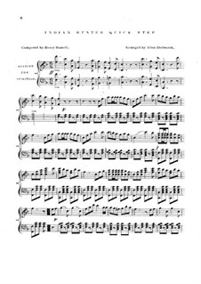 The Indian Hunter: For piano by Henry Russell
