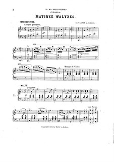 Matinee Waltzes: Matinee Waltzes by Walter A. Dolane