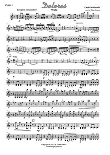 Waltz 'Dolores': Waltz 'Dolores' by Émile Waldteufel
