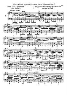 Selected Chorale Preludes: For piano by Johann Sebastian Bach